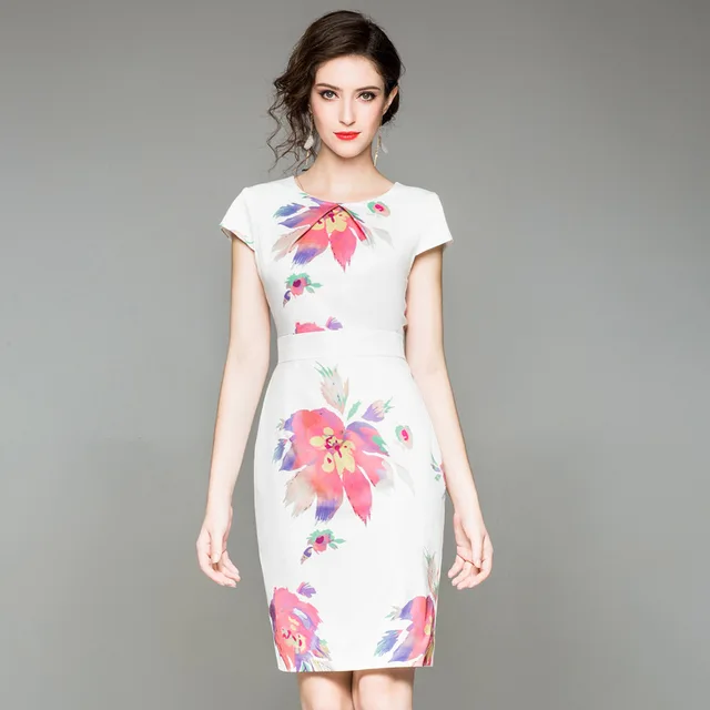 floral work dress