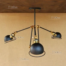 Arm Ceiling And Get Free Shipping On Aliexpress Deevolpo Loft American Vintage Pendant Lights Swing Arm E27 110 220v Antique