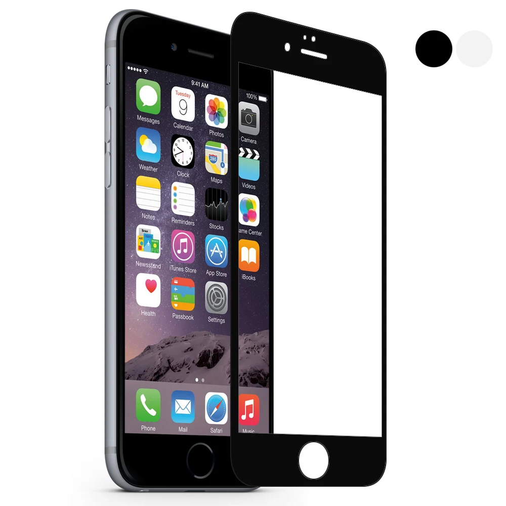 Full coverage for iPhone 6 plus 6S screen protector tempered glass case friendly bubble free accessaries | Мобильные телефоны и