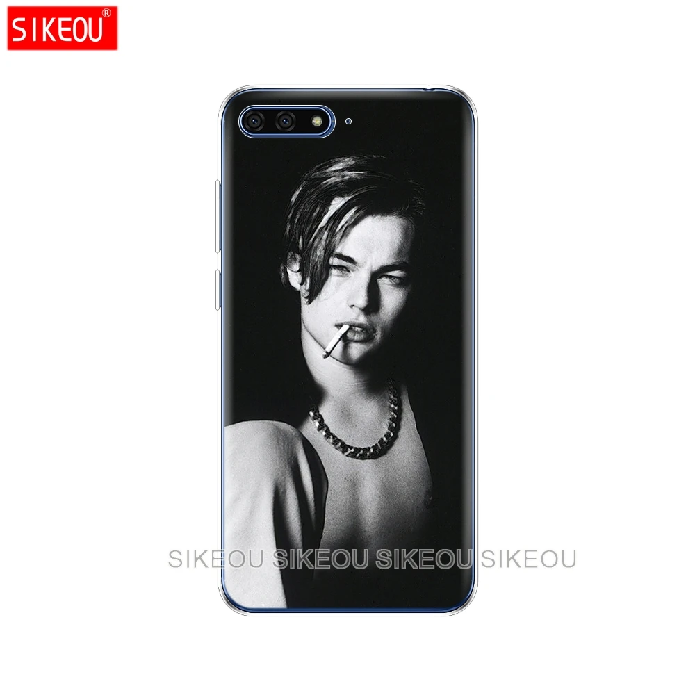 Силиконовый чехол для телефона Huawei Honor 7A PRO 7C Y5 Y6 Y7 Y9 2017 2018 Prime Leonardo Dicaprio young
