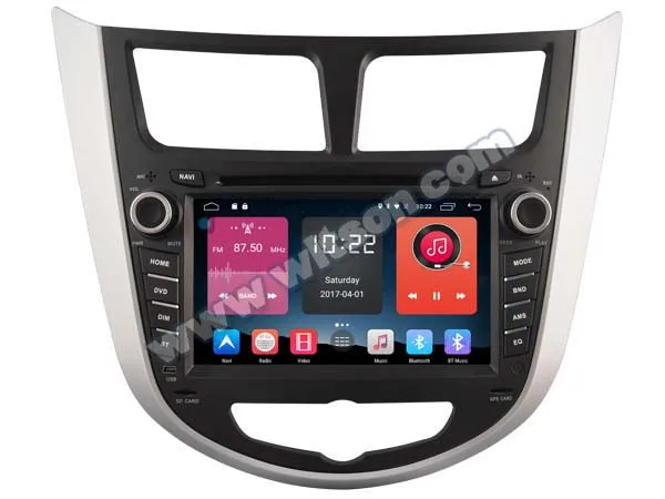 Flash Deal 7" Android 6.0 OS Car DVD for Hyundai Verna 2010-2012 & Solaris 2010 2011 2012 & Accent 2010-2012 with Calling Function Support 5