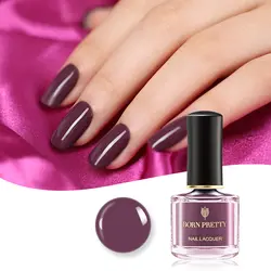 Родился довольно 6 мл выбран фиолетовый серии чистый цвет лака для ногтей Holo Блеск Shimmer лак для ногтей № 01 пророчество
