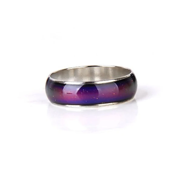 

PIXNOR Fashion Unisex 15.6mm Color Changing Mood Ring Finger Ring