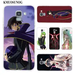 Прозрачный мягкий силиконовый чехол для телефона аниме код Geass Lelouch для Samsung Galaxy J8 j7 j6 j5 j4 j3 плюс 2018 2017 Премьер