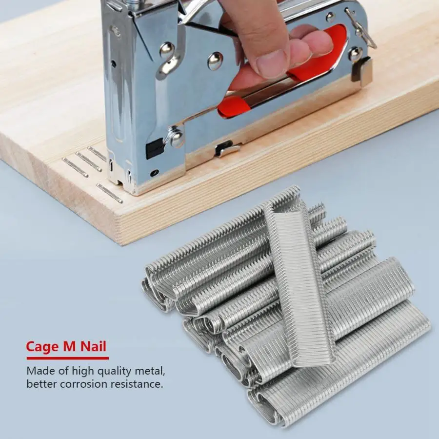 

2500Pcs C-type 8mm Animal Fence Hog Cage Ring Sofa Cushion Cage M Nail Set nagels Wholesale