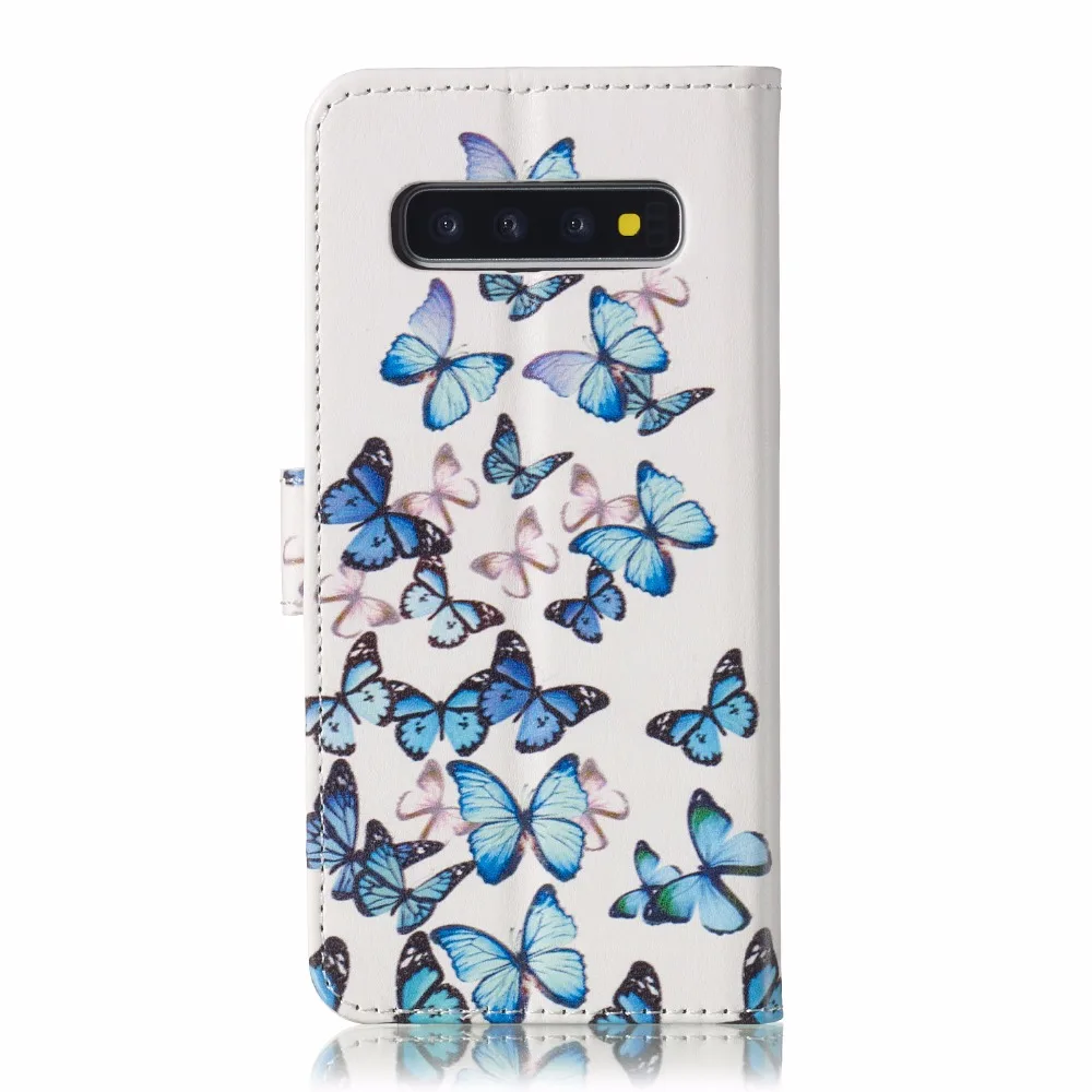 50 шт./лот мрамор 2 карты pu кожаный защитный чехол для Samsung Galaxy S6 S7 edge S8 S8 plus S9 S9 plus S10 lite plus 5G
