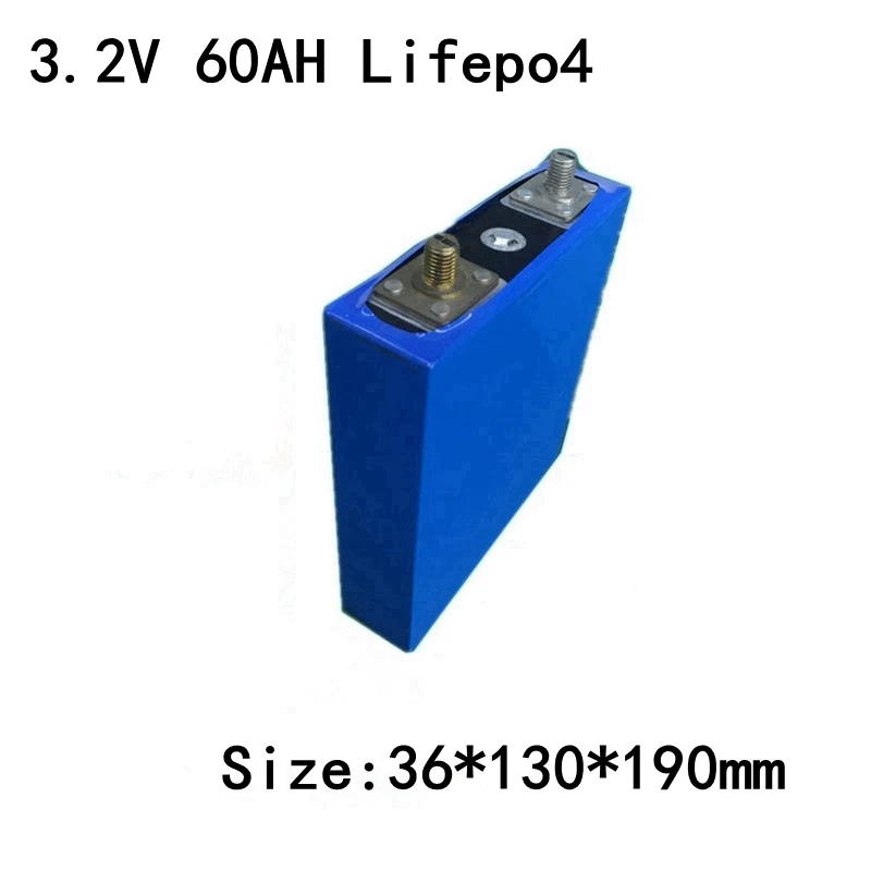 60Ah 3 2 v lifepo4 батарея призматическая LiFePo4 diy для хранения солнечной энергии мотор