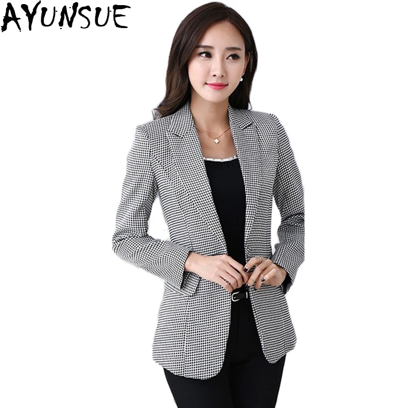AYUNSUE Blazer Feminino 2016 New Spring Autumn Women's