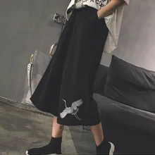 Японские штаны Весна три четверти брюки женские свободные широкие брюки