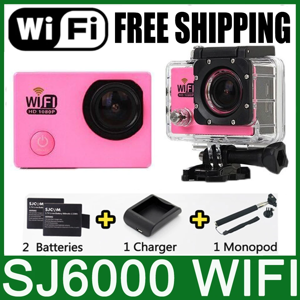 WIFI Action Camera camcorder Full HD 1080P 12M Diving 30M Waterproof