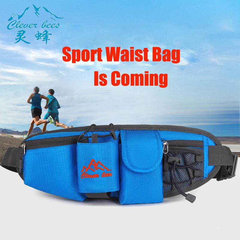 Multifunction Sports Waist Bag Outdoor Water Bottle Belt Bag Running