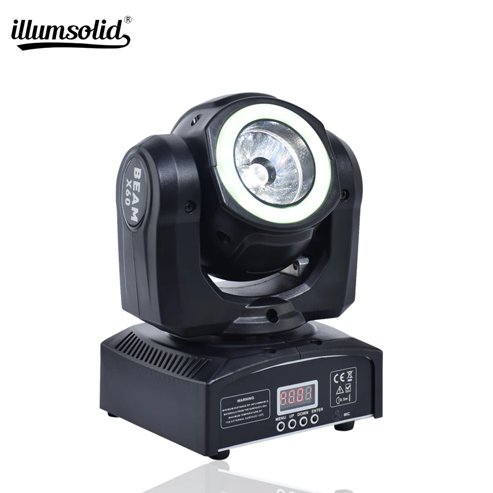 

Hot Mini RGBW 4in1 LED 60W Moving Head DMX Beam Light with LED strip For Professional KTV DJ Disco Bar Night Club