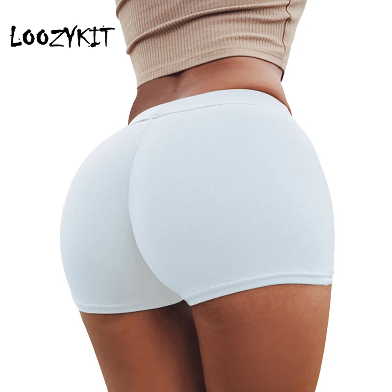 

Loozykit Sexy Cotton Yoga Shorts Women Push Up Running Gym Bottoms Tights Breathable Slim Fitness Workout Plus Size Sport Short