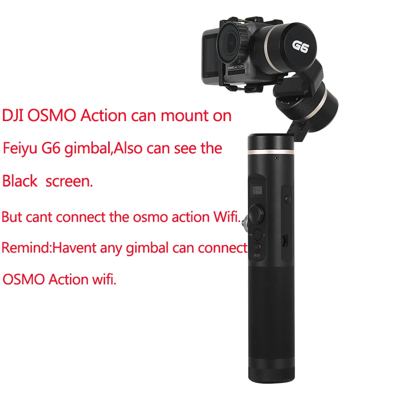 FeiyuTech G6 Gimbal Ручной Стабилизатор Feiyu для экшн-камеры Wifi синий для камеры Gopro Hero 7 6 5 RX0 DJI OSMO Action