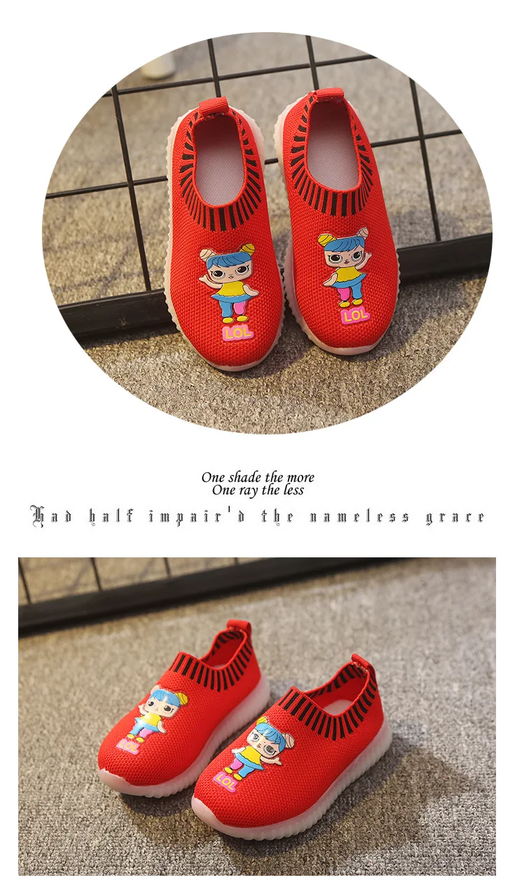 2019 новые осенние туфли со светодиодами, детская обувь, импортные товары, спортивные светодиодные лампы для мальчиков и девочек
