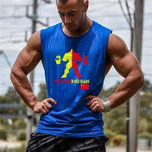 Тренажеры торговой марки muscleguys одежда Бодибилдинг Стрингер майка Мужская Фитнес жилет с принтом Халка Тяжелая атлетика хлопок майка для тренировки