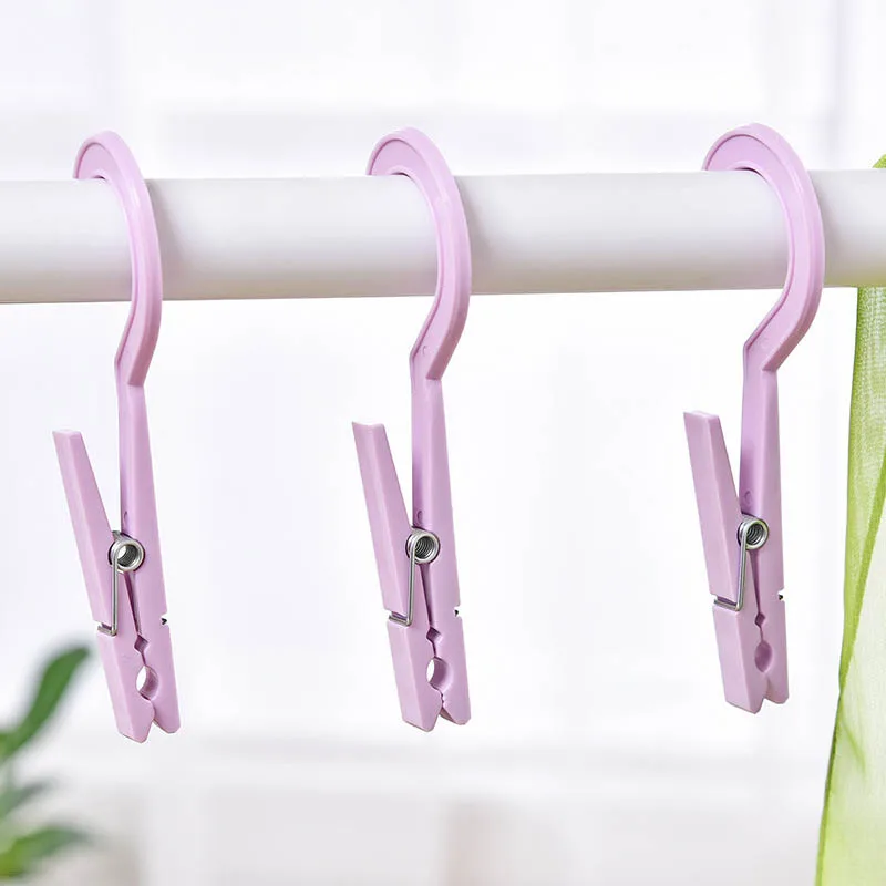 3pcs/lot 13*7cm Plastic Clothes Pegs Clips Towel Underwear Socks Hanger