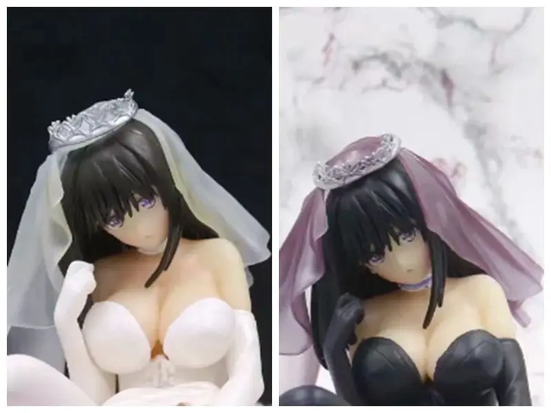 

18cm Japanese sexy anime figure Fault! Saekiai wedding dress ver action figure collectible model toys for boys