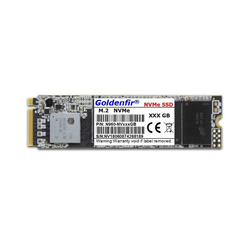 Жесткий диск Goldenfir M.2 SSD pcie NVMe PCI e N960 240 ГБ 480 для ноутбука Lenovo Y520/Hp/ Acer|Внутренние