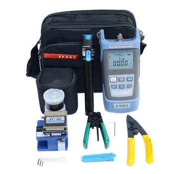 

FTTH Fiber Optic Tool Kit Optical Power Meter -70 10dBm