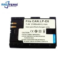 Digital Battery LP-E6 LPE6 LP E6 for Canon EOS 5D 5D2 5DS R Mark II 2 / III 3 6D 60D / 60Da 7D 7D2 7DII 70D 80D DSLR XC10 Camera