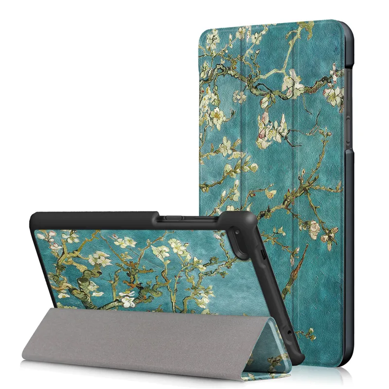 

Cqhseedlings Case For Lenovo TAB7 Essential TB-7304F 7304I 7304X 7" Painting Cover Smart PU Leather Cases For Tab7 tb 7304f 7"