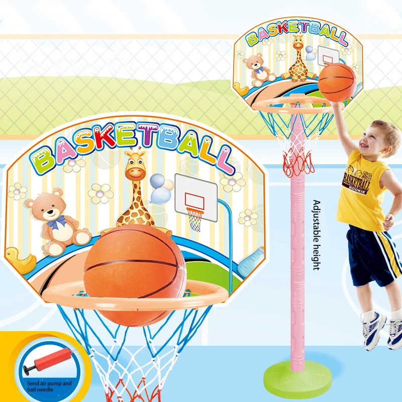 Kids Miniature Basketball Hoops Set Stands Adjujstable with Inflator Toys for Boys , 80cm , Outdoor indoor Fun & Sports