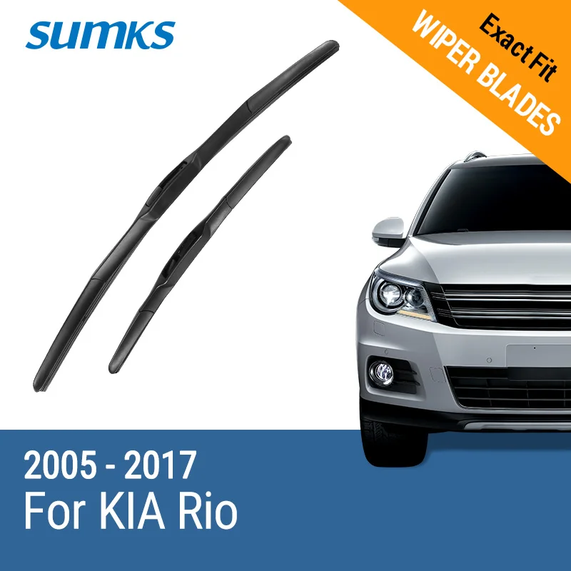 SUMKS Wiper Blades for KIA Rio 22\
