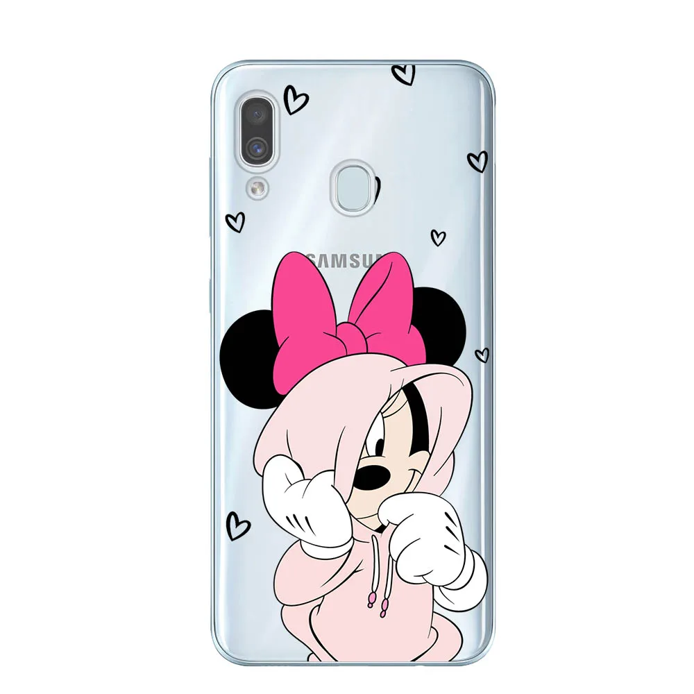 Чехол Minnie для samsung Galaxy A50 A505 6,", Мягкая силиконовая задняя крышка из ТПУ для телефона samsung A10 A20 A30 A40 A50 A70, чехол-бампер - Цвет: T5027