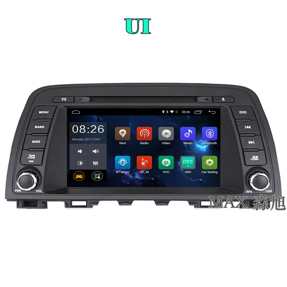 Sale MAX For Mazda CX-5 2013 + Car Radio GPS Navigation System CD Player Bluetooth call/music SWC free map 4G Mirror Link 1