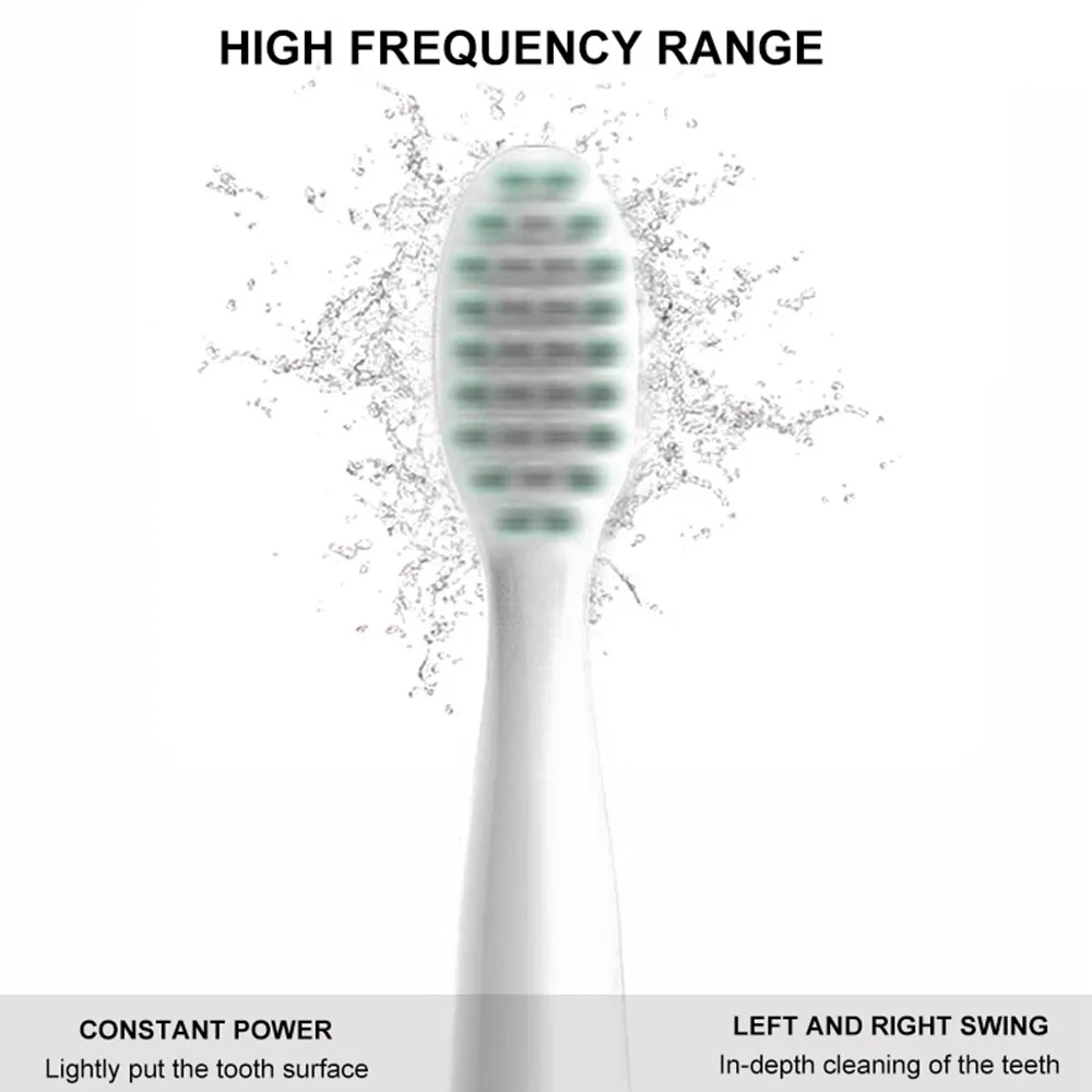 Семейная ультразвуковая зубная щетка высокая эффективность ABS водонепроницаемый Белый Удобный чистый рот красота здоровье