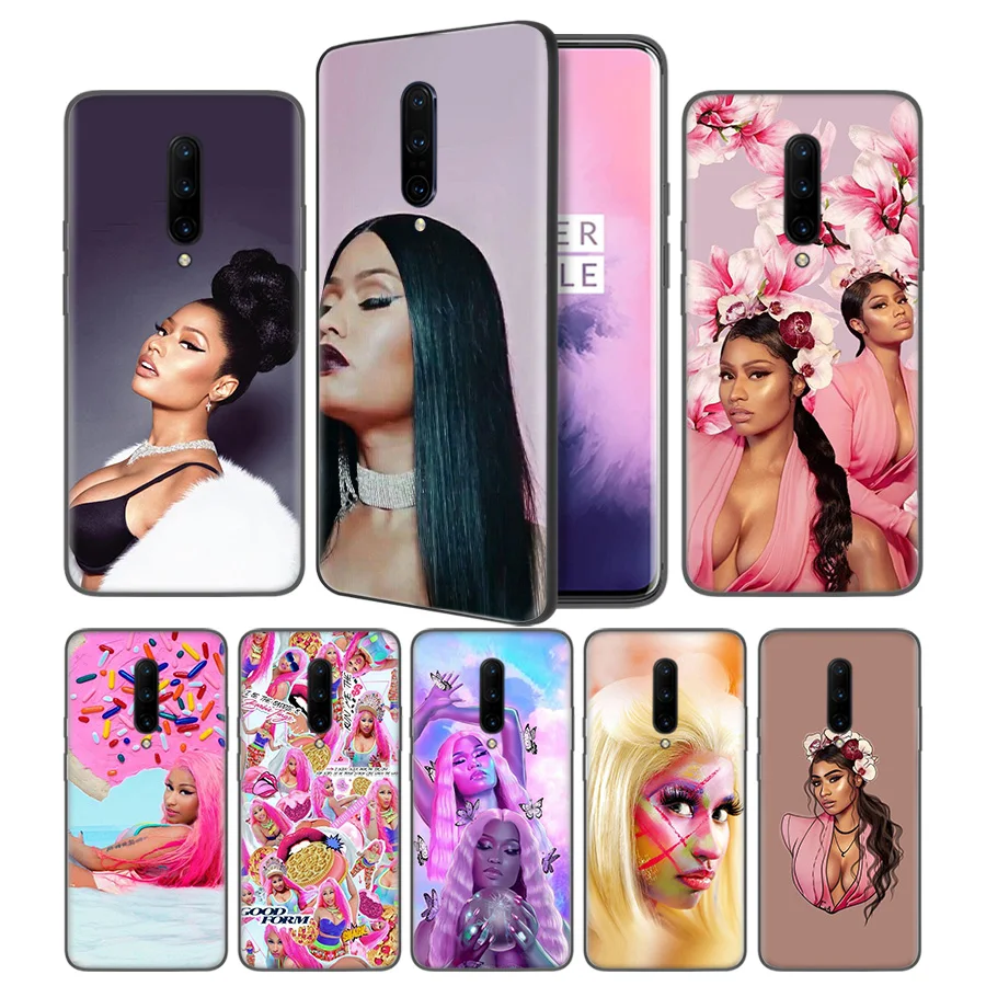 Nicki Minaj Soft Black Silicone Case Cover for font b OnePlus b font 6 6T font