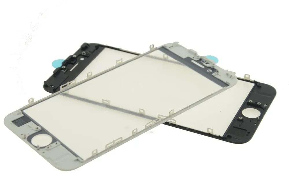 3 в 1 Передняя стеклянная линза с рамкой OCA для iphone 8 8 Plus экран внешнее стекло для iphone 7 6 6s plus 5 5s сломанный экран ремонт
