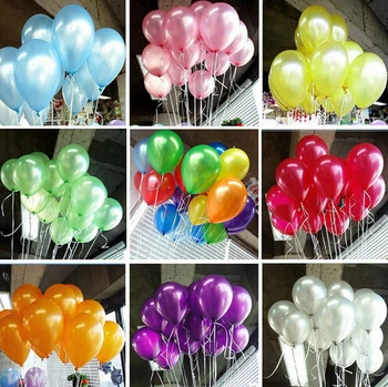 

10'' Round Shape Latex Pearl Balloons Party Decorate Valentine's Day Happy Birthday Wedding Decoration Ballon 100pcs/lot