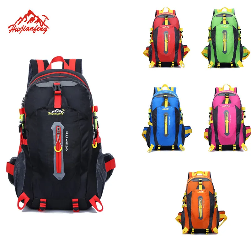 

Waterproof Outdoor Travel Hiking Sport Backpack Mountain Climbing Cycling Camping Skiing Mochila Backpack Sports Backpacks 40L