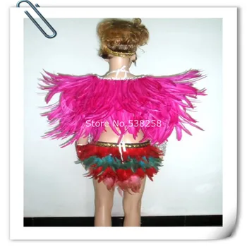 

17 colors 1pcs 2m/lot 25-30cm Rooster Coque Tail Fringes Sewing on Rooster feather trimming feather ribbon