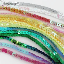 2yards/lot 6 мм нескольких цветов Круглый Блёстки цепи планки
