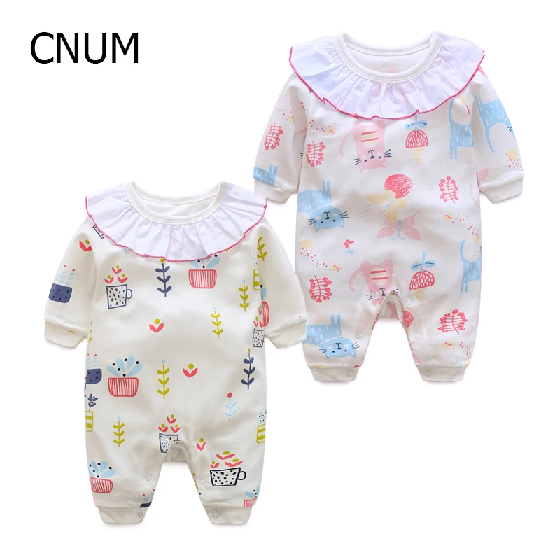 

CNUM Baby Rompers Children's Clothing Spring and Autumn Long Sleeved Clothes To Wear Cotton Cotton Baby Pajamas Baby Clothes