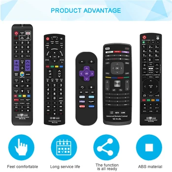 

2019 Replacement Remote Control For ROKU 433mhz Remote Control TV Remote Control For TCL For Roku Streaming TV Controle Remoto