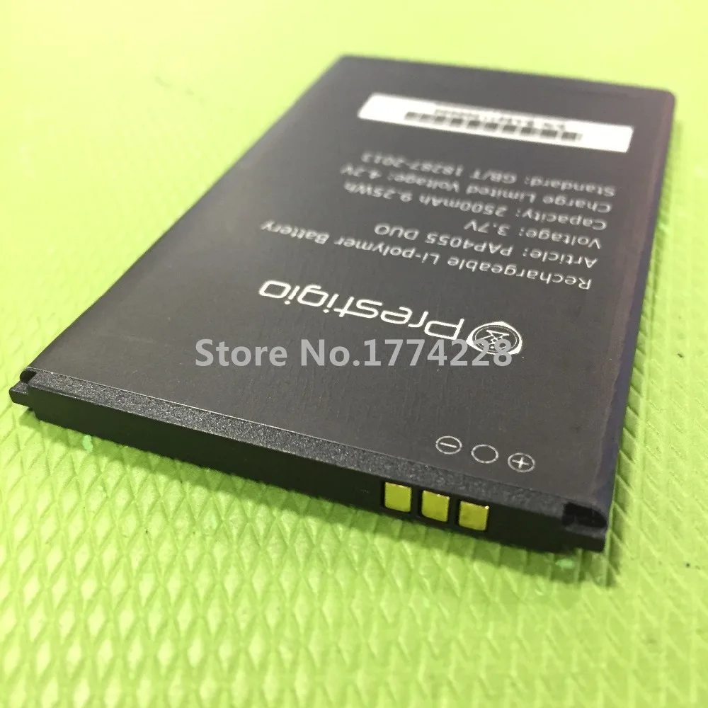 20pcs MLLSE PAP4055 2500mah аккумулятор для Prestigio MultiPhone DUO 4055 мобильный телефон|battery for|battery for
