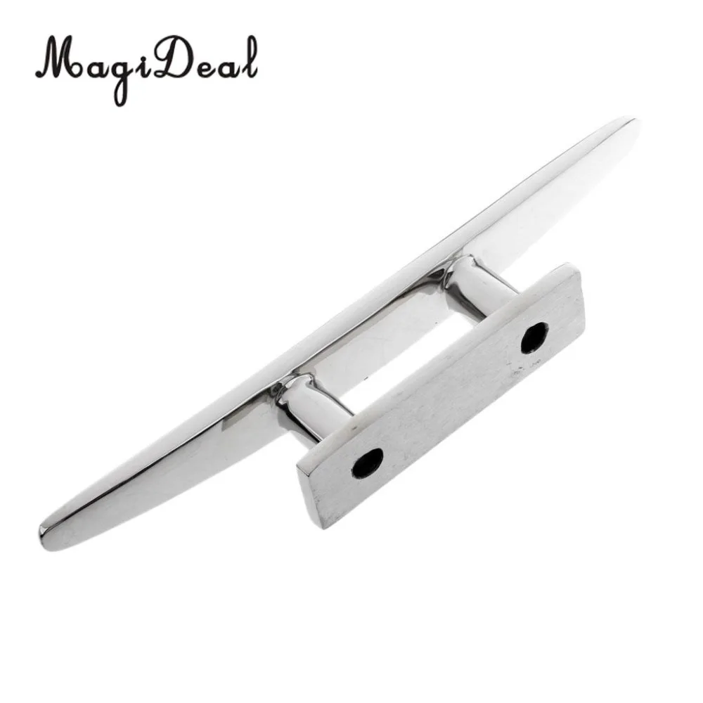 MagiDeal-Pack-of-4-Marine-Grade-316-Stainless-Steel-Boat-Yacht-Deck-Mooring-Rope-Cleat-Bollard