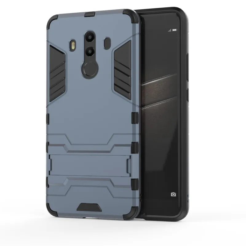 

Case for Huawei Mate 10 Cover Armor 2 in 1 Plating Plastic Hard Kickstand Combo Cover for Huawei Mate 10 Pro Case Screen Film