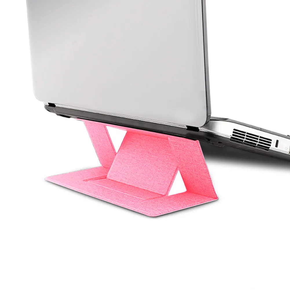 Складной регулируемый кронштейн Портативный держатель для планшета Невидимый для ноутбука клейкая Подставка для iPad MacBook lenovo samsung ноутбуков