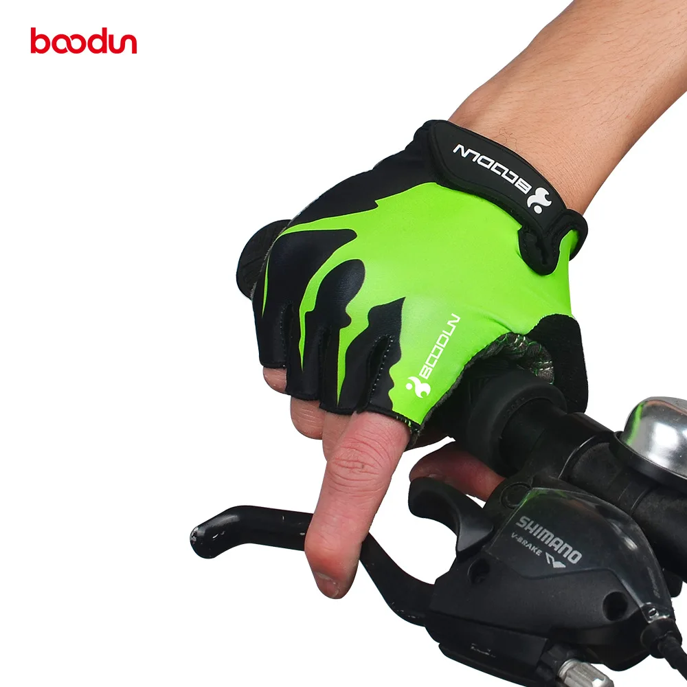 

BOODUN Summer Shockproof Cycling Gloves Half Finger Outdoor MTB Road Bike Bicycle Gloves Sports Mitten for Children Men Women