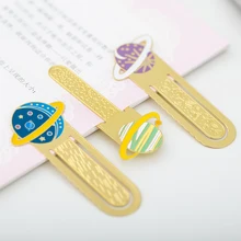 4 шт. мини-звезды металлические закладки для книги маркер небесное тело клип Канцтовары офисный школьный принадлежности marcador de pagina EC679