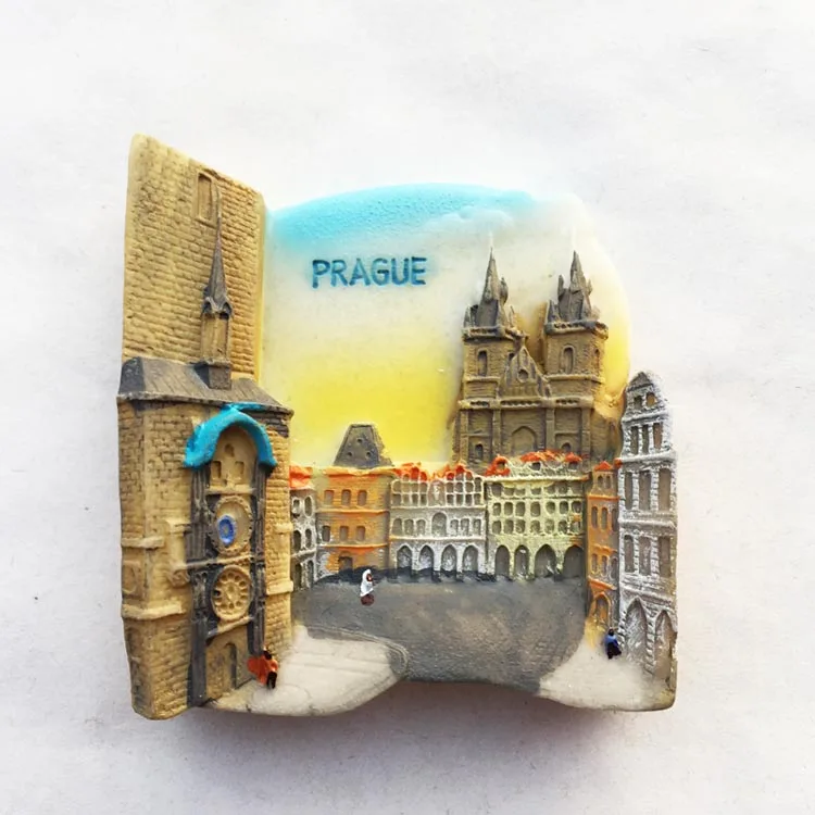 3D Heidelberg Ancient Bridge Fridge Magnet Refrigerator Decor Ornaments Novelty