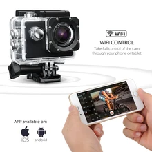 SOOCOO C10S Action Sports Cam Waterproof Camera with Wifi Full-HD 1080p 12MP 2.0 LCD 170 Degree Wide Lens(Extra Monopod)