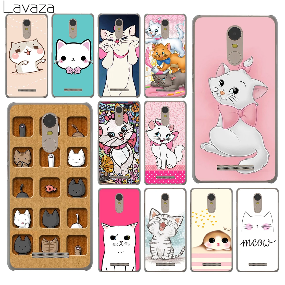 

Lavaza The cartoon AristoCats Marie Cats cat Phone Case for Xiaomi Redmi K20 7A 6A 4A GO S2 Note 8 7 5 4 4X 6 Pro Plus Cover