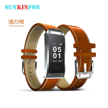 

SunKinFon SY7 Luxury Smart Wristband Band 0.96 inch Color LCD Smart Bracelet Bluetooth Heart Rate Blood Pressure Test Smartband