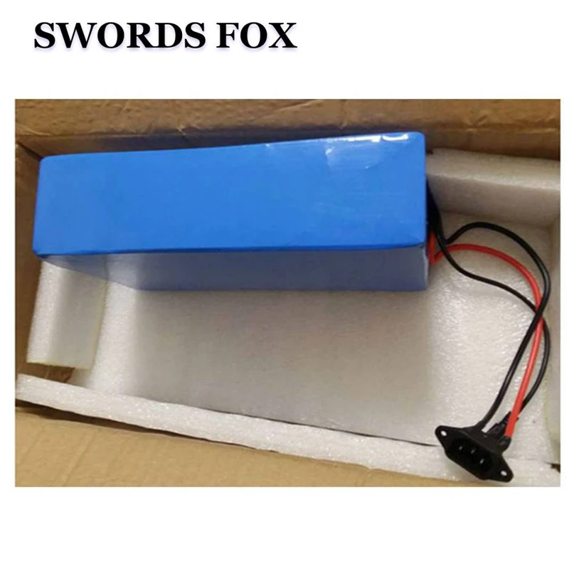 Top SWORDS FOX 48V 26AH electric bike battery for 2000W motor ebike Battery use 2600mah 18650 with 50A BMS and 54.6v 5A charger 4